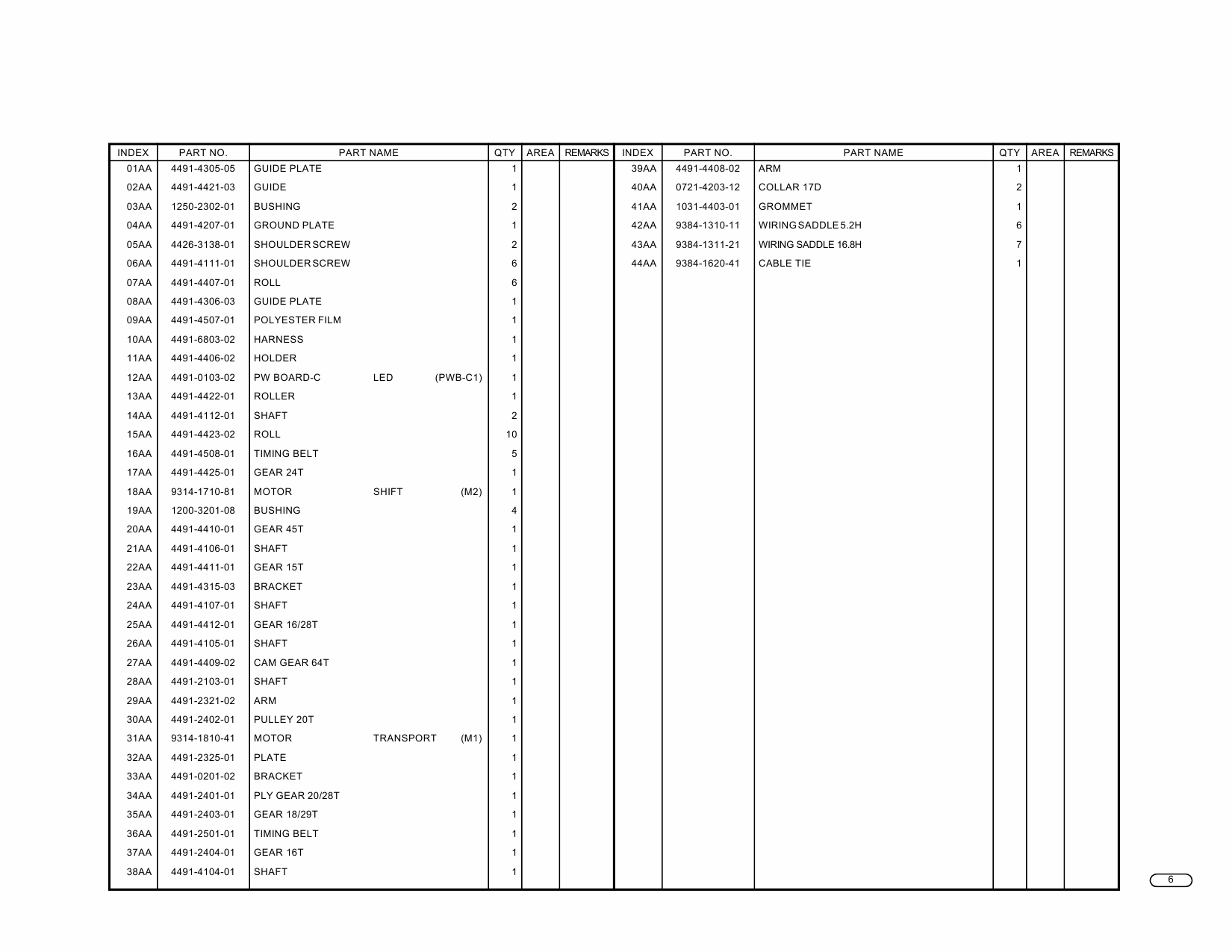 Konica-Minolta Options OT-100 Parts Manual-5